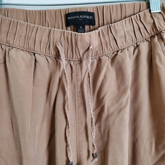 Banana Republic Tencel Soft Cargo Jogger Pants Slacks Trouser Casual Elastic S - Picture 4 of 7